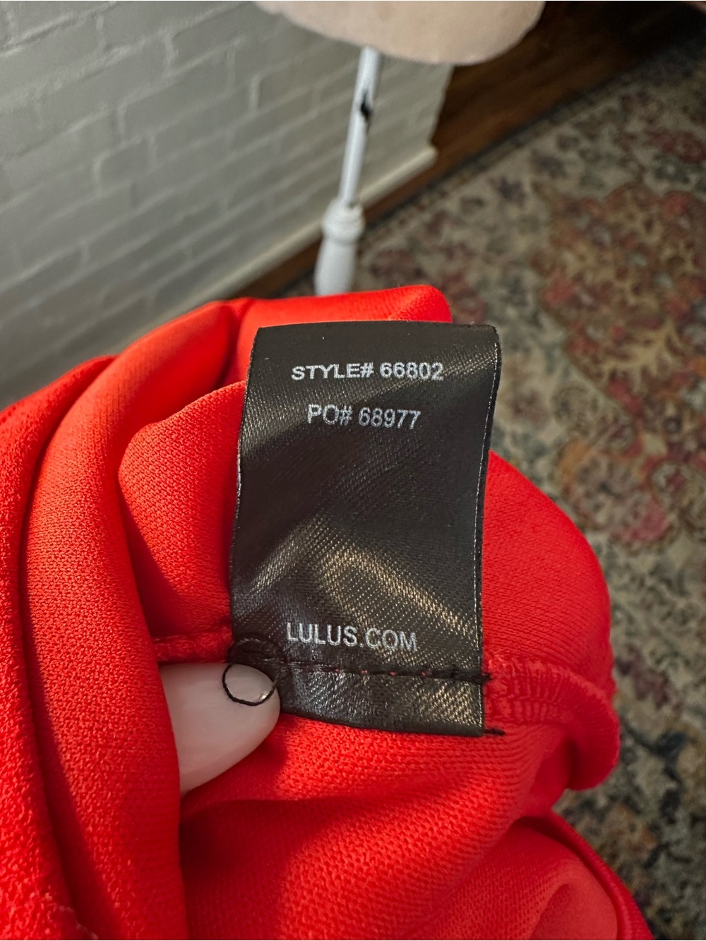 NWT Lulu's Red Faux Wrap Cocktail Dress - Picture 13 of 16